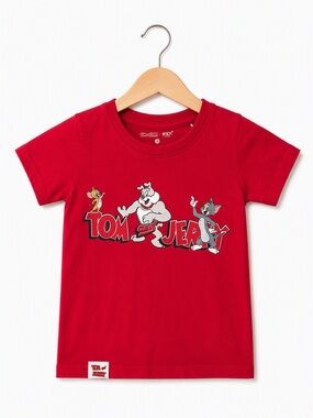 Official Tom and Jerry Spike the Bulldog Graphic T-Shirt Size 4T Nostalgic Retro
